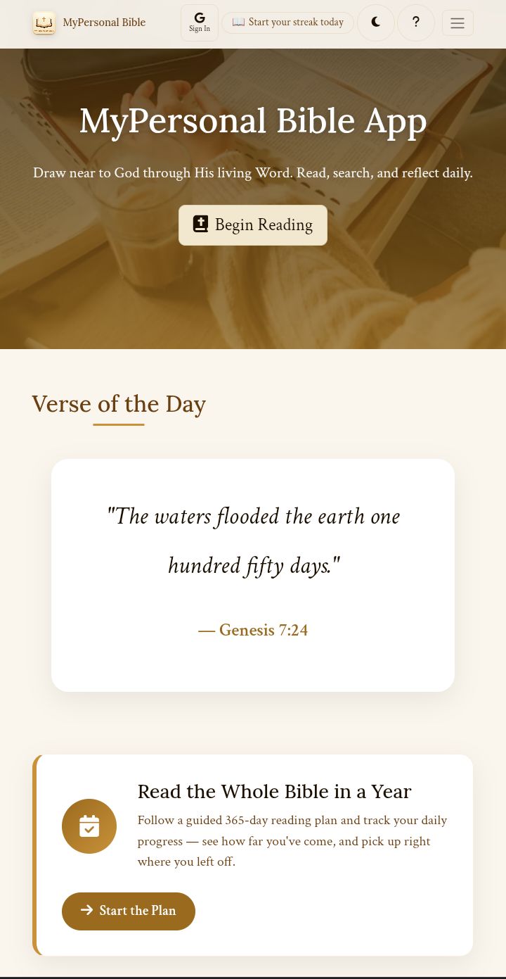 MyPersonalBible on Android